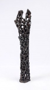 AFRICAN MULTI-FIGURE CARVING M