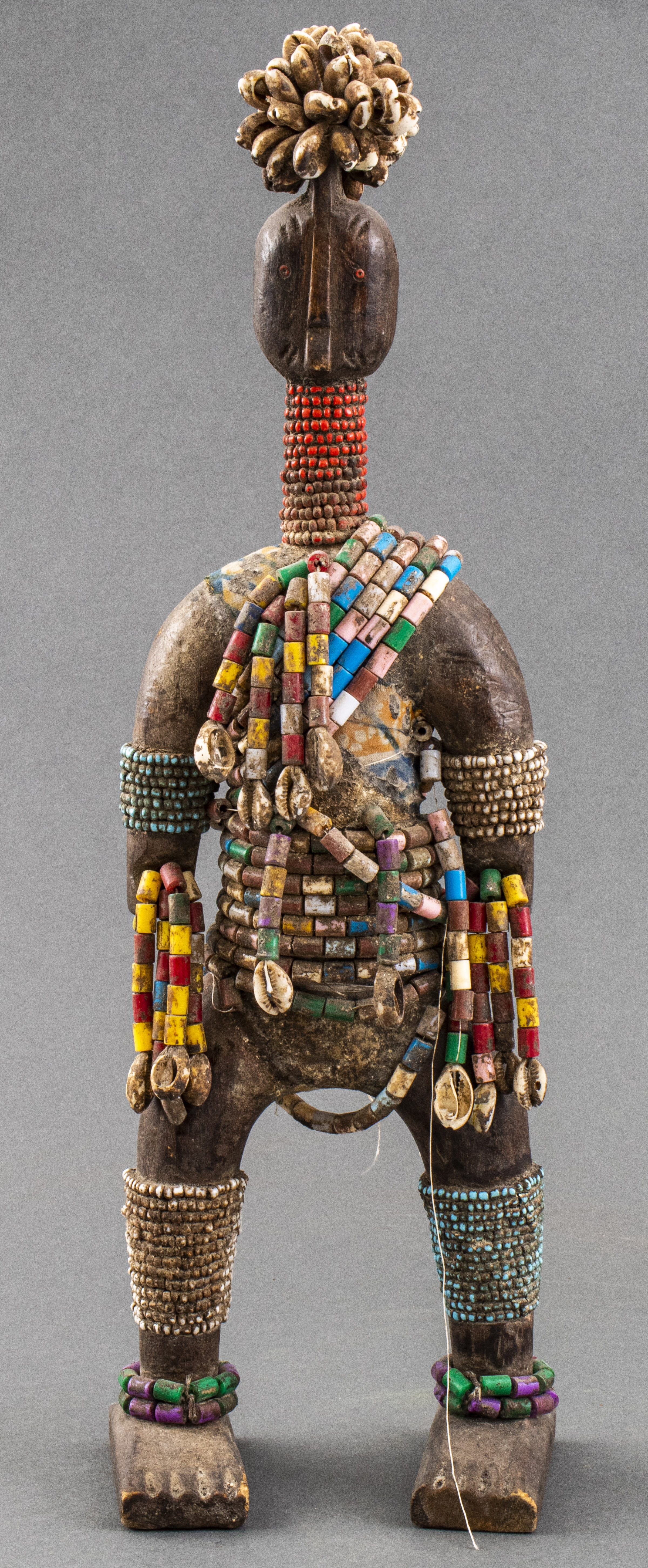 AFRICAN NAMJI CARVED WOOD DOLL W