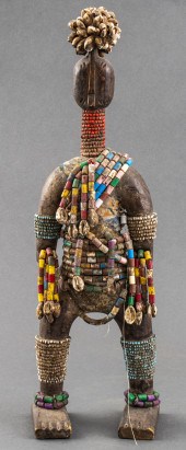AFRICAN NAMJI CARVED WOOD DOLL