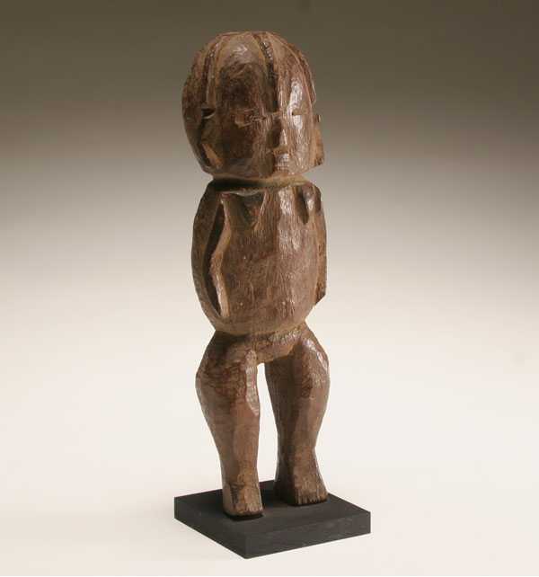 African Ngbaka carved wooden female