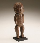 African Ngbaka carved wooden f