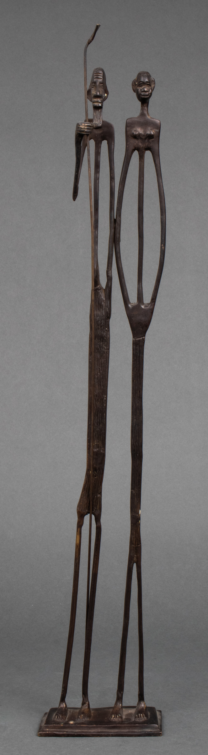 AFRICAN NYAMWEZI STYLE FIGURES CAST