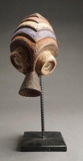 AFRICAN PAINTED AND DECORATED