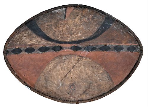 AFRICAN PAINTED LEATHER
