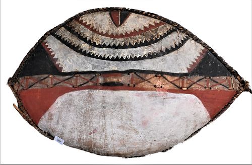 AFRICAN PAINTED LEATHER