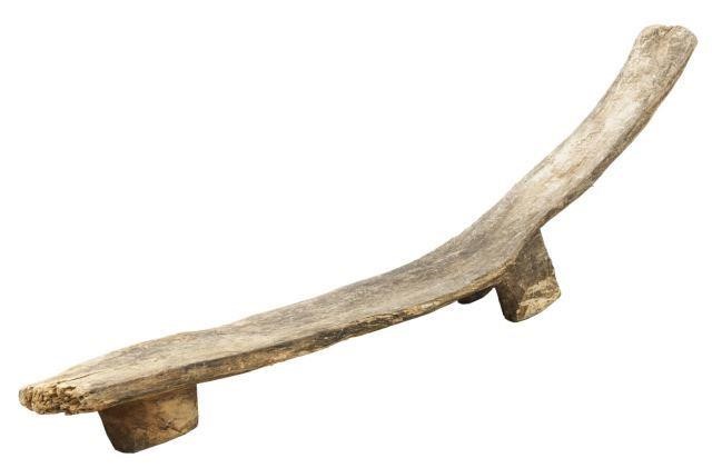 AFRICAN PRIMITVE RECLINING WOOD