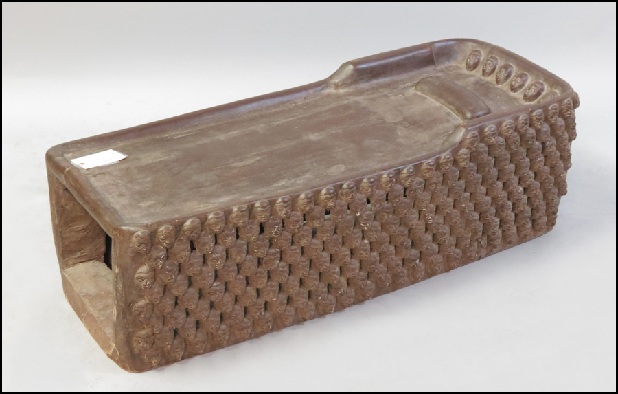 AFRICAN PYGMY CHIEF'S BED. From