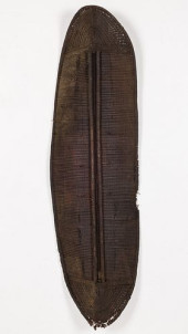 AFRICAN RATTAN SHIELD, POSSIBL
