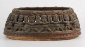 AFRICAN ROUND WOODEN CARVINGCa