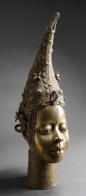 AFRICAN SCHOOL, BUST OF A FEMA