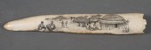 AFRICAN SCRIMSHAW ELEPHANT IVO