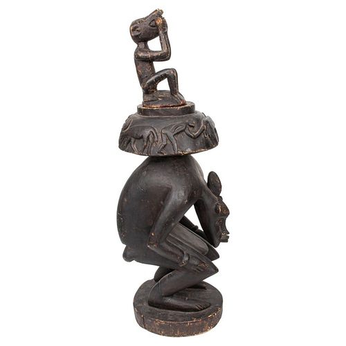 AFRICAN SENUFO CARVED WOOD