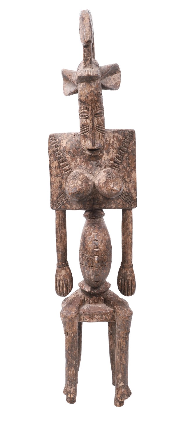 African Senufo carved wood