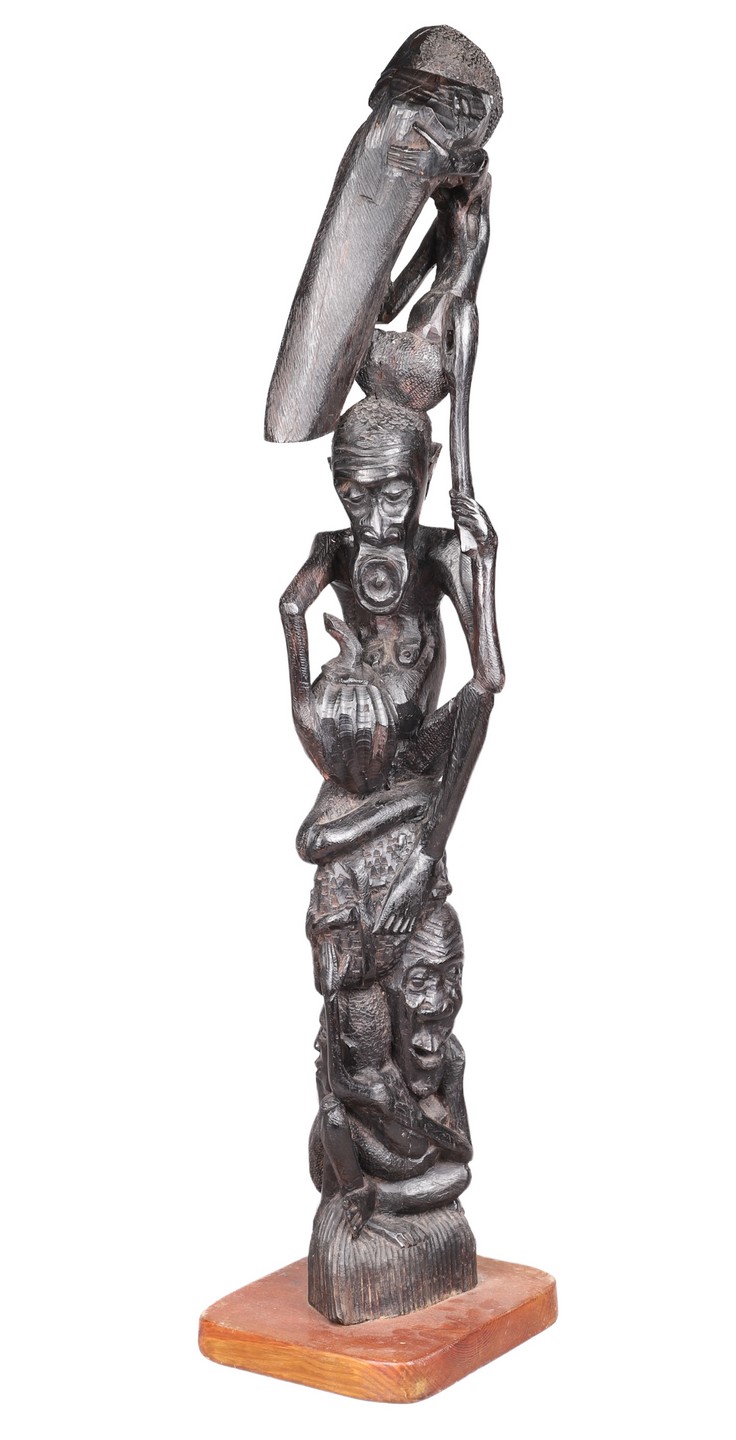 African Senufo carved wood