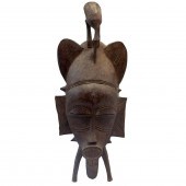 AFRICAN (SENUFO PEOPLE) CARVED