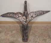 AFRICAN SENUFO STYLE PAINTED W