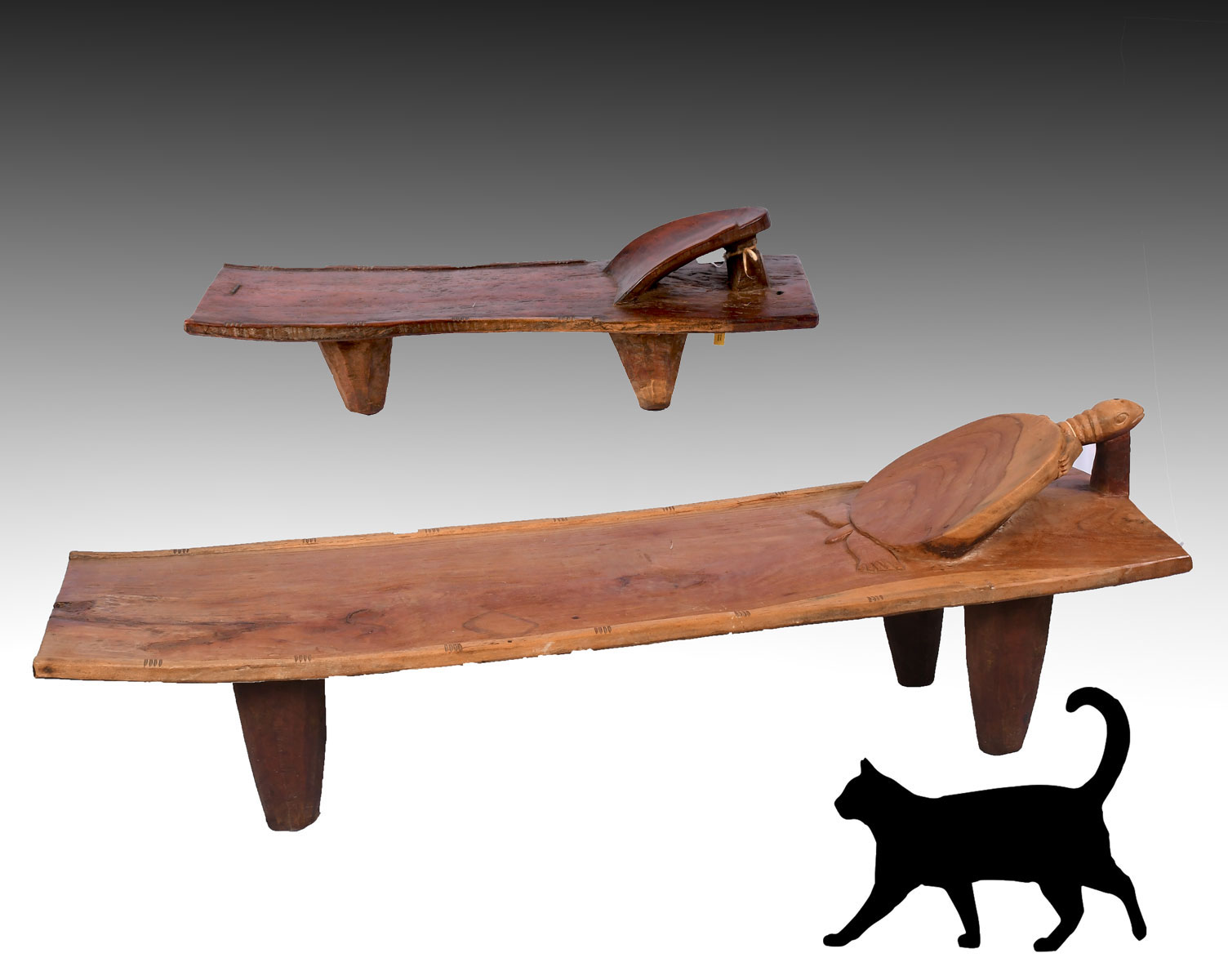 AFRICAN SENUFO WOODEN CHIEF'S &