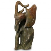AFRICAN SHONA CARVED ELEPHANTS