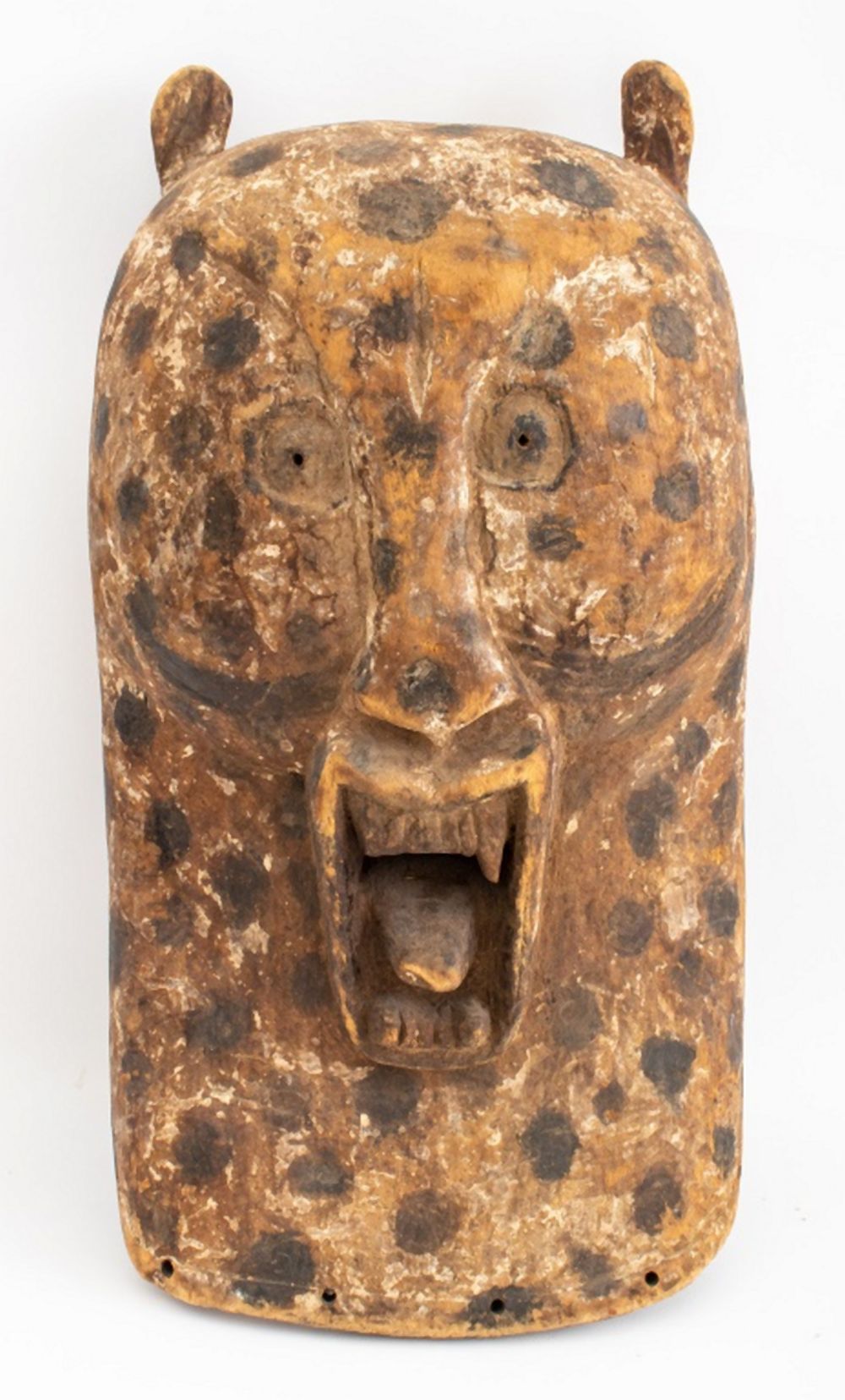 AFRICAN SONGYE LARGE LEOPARD MASK