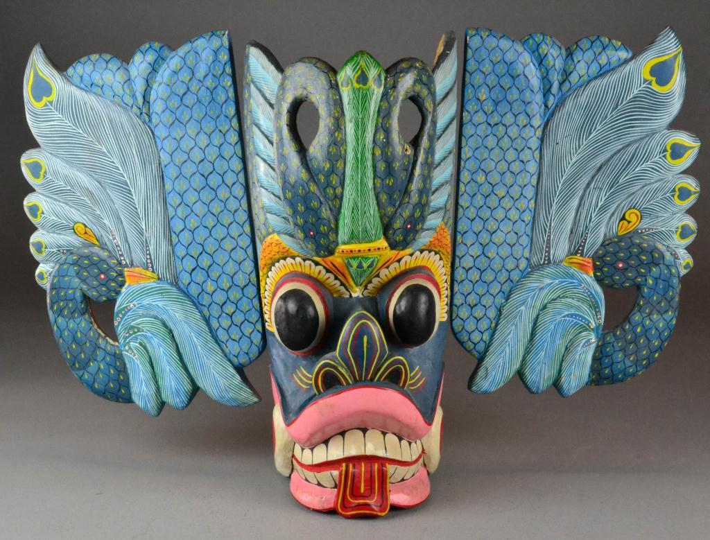 African Style Wood Mask (Sri