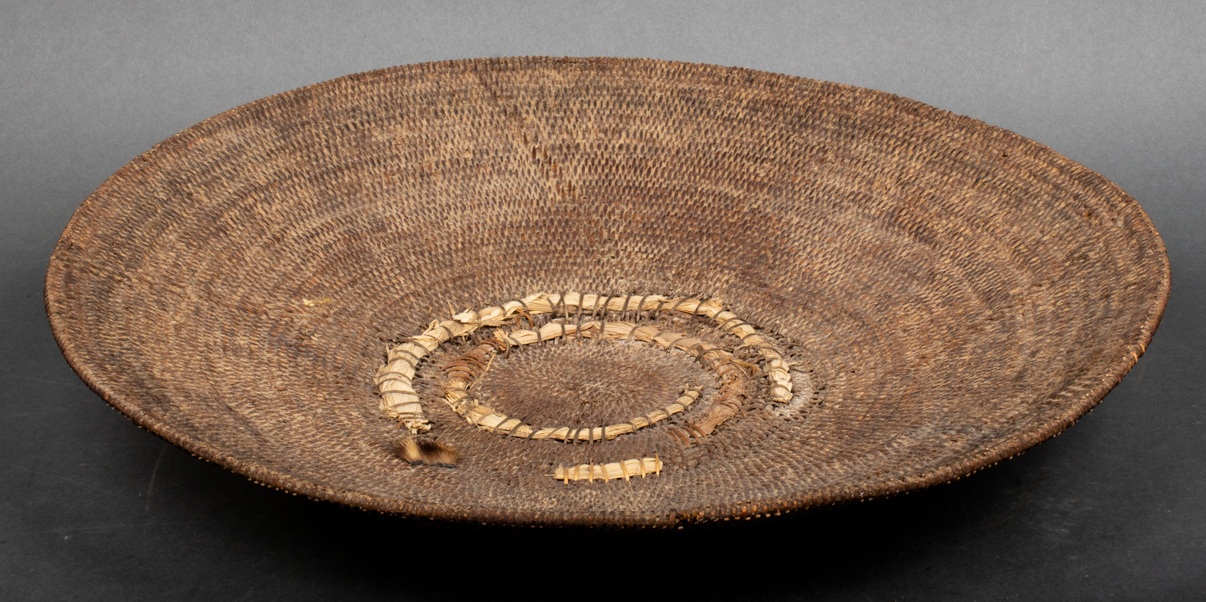 AFRICAN TONGA MANNER WOVEN BASKET