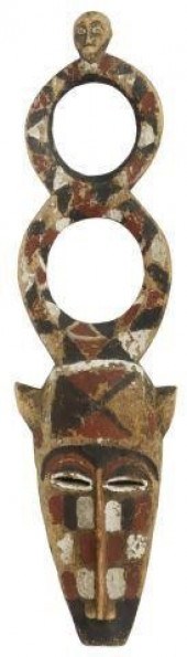 AFRICAN TRIBAL CARVED WOOD BOB
