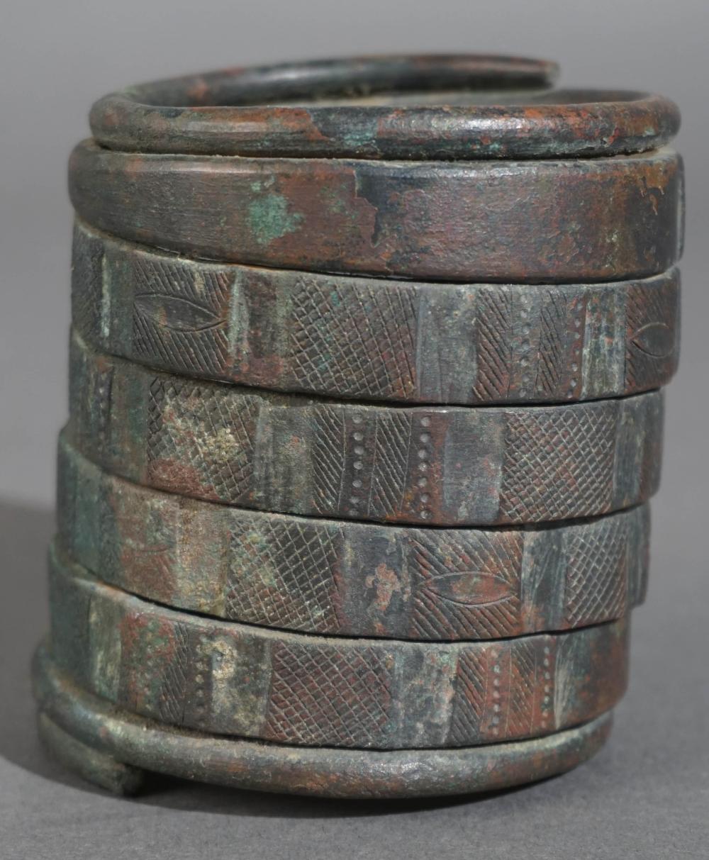 AFRICAN TRIBAL CURRENCY, H: 3 1/2