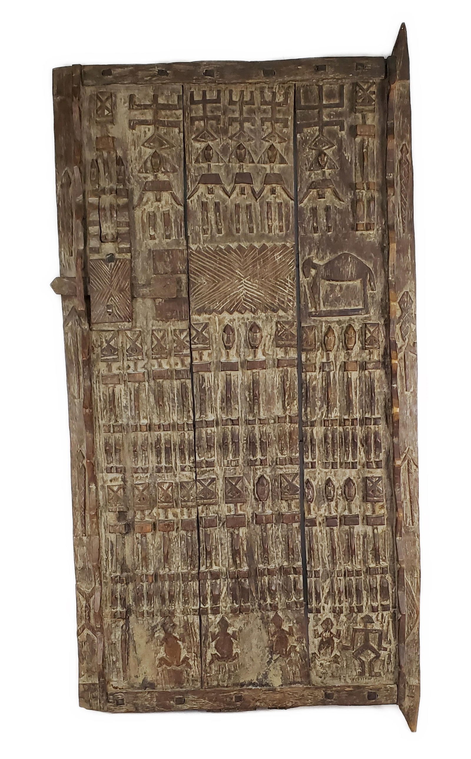 AFRICAN TRIBAL DOGON GRAINERY DOOR,