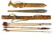AFRICAN TRIBAL LEATHER QUIVER