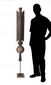 AFRICAN TRIBAL METAL SCULPTURE