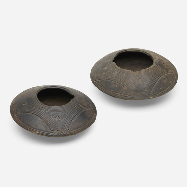 African. Vessels, set of two.