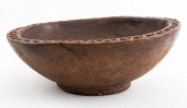 AFRICAN VINTAGE WOODEN MILK BO