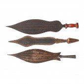 AFRICAN WEAPONRY; THREE LARGE