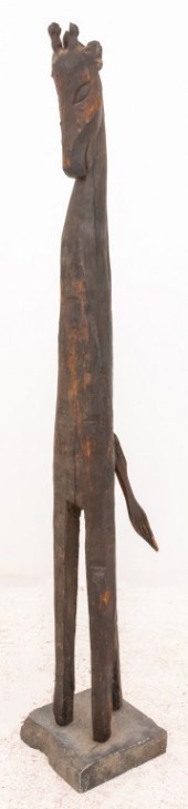 AFRICAN WOOD AND STONE SCULPTU