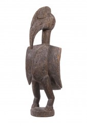 AFRICAN WOOD CARVING Large Sen