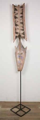 AFRICAN WOODEN HEADDRESS MASKC