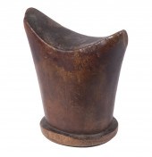 AFRICAN WOODEN HEADREST Ethiop
