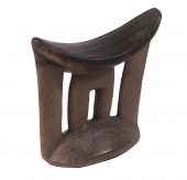 AFRICAN WOODEN HEADREST Ethiop