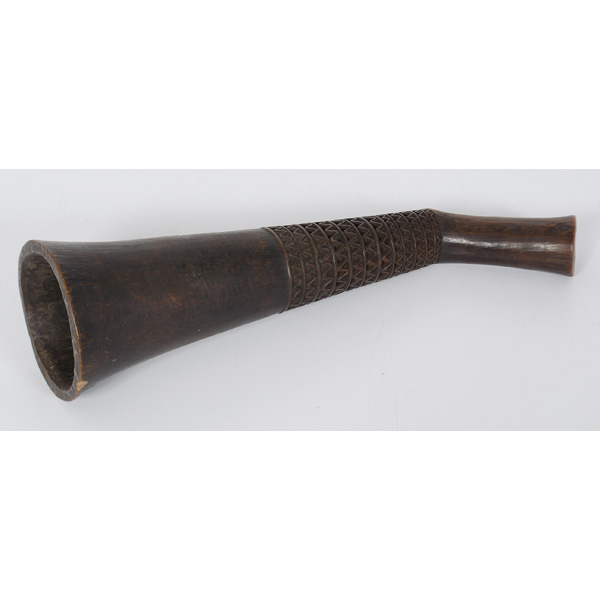 African Wooden Horn African a
