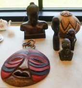 AFRICAN WOVEN BASKET, DECORATE