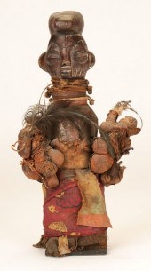 AFRICAN YAKA FETISH FIGURE, DR