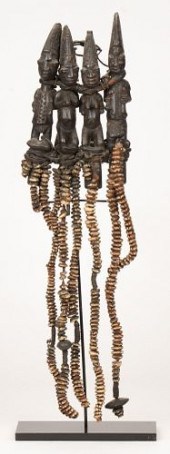 AFRICAN YORUBA FOUR ESHU FIGUR