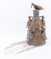 AFRICAN YORUBA POLYCHROME BEAD