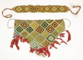 AFRICAN ZULU BEADED APRON AND