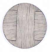 AFRICAN ZULU SHIELD, 20.5" DIA