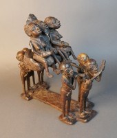 AFRICAN/OCEANIC BRONZE FIGURAL