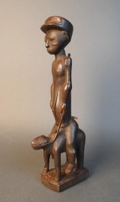 AFRICAN/OCEANIC CARVED WOOD FI
