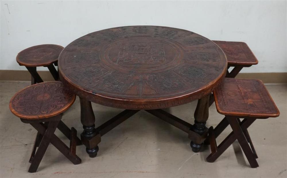 AFRICAN/OCEANIC LEATHER MOUNTED