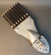AFRICAN/OCEANIC TIN MOUNTED AN