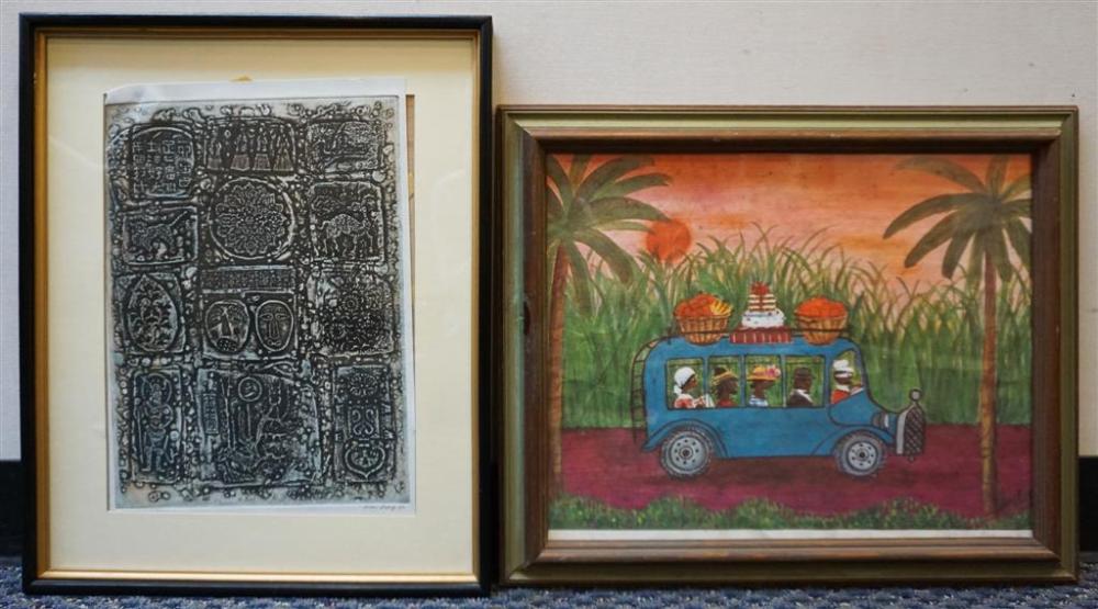 AFRO-CARRIBEAN SCHOOL, COUNTRY BUS,